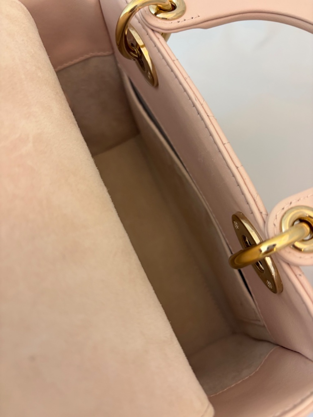 ABC Small Christian Dior Pink Lambskin Bag – Authentic Luxury Icon - Picture 16 of 17